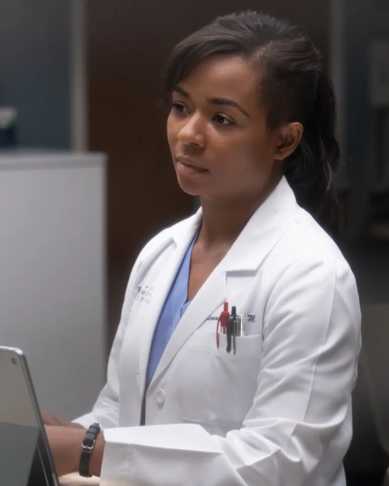 GREY’S ANATOMY Season 23 Episode 2 - “Slippin’ and Slidin’” - As Bailey adjusts to student life, she and Blue respond to a fraternity hazing mishap. Meredith juggles Boston and Seattle as she advocates for a young patient, and Amelia and Toni support Jo. THURSDAY, OCT. 22 (10:00-11:00 p.m. EDT) on ABC. (Disney/Ser Baffo)
ALEXIS FLOYD