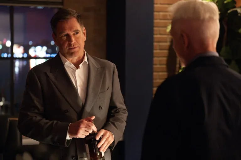 NCIS Origins Season 3 Episode 3 "Return of the Mack" -- Coverage of the CBS Original Series NCIS: Origins, scheduled to air Tuesday, Oct. 20 (10:00 PM, ET/PT) on the CBS Television Network.    Pictured (L to R):  Michael Weatherly as Tony DiNozzo, Mark Harmon as Leroy Jethro Gibbs. Photo: Robert Voets/CBS ©2026 CBS Broadcasting, Inc. All Rights Reserved.