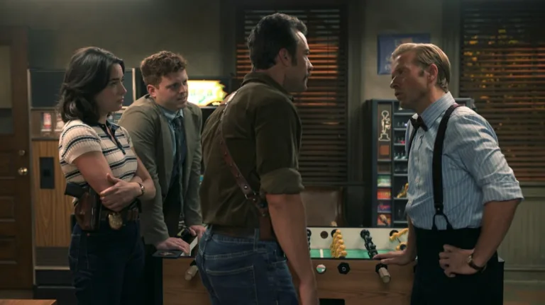 "Return of the Mack" -- Coverage of the CBS Original Series NCIS: Origins, scheduled to air Tuesday, Oct. 20 (10:00 PM, ET/PT) on the CBS Television Network.    Pictured: Mariel Molino as Cecilia “Lala” Dominguez, Caleb Foote as Bernard “Randy” Randolf, Kyle Schmid as Mike Franks, Adam Campbell as Ducky. CBS ©2026 CBS Broadcasting, Inc. All Rights Reserved.