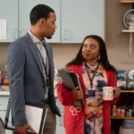 ABBOTT ELEMENTARY Season 6 Episode 3 - “Tryouts” - The step team tries out for a major competition, Melissa and Barbara take a special ed certification course, while Janine, Gregory and Jacob welcome a new substitute. WEDNESDAY, OCT. 21 (8:30-9:01 p.m. EDT) on ABC. (Disney/Gilles Mingasson) TYLER JAMES WILLIAMS, QUINTA BRUNSON