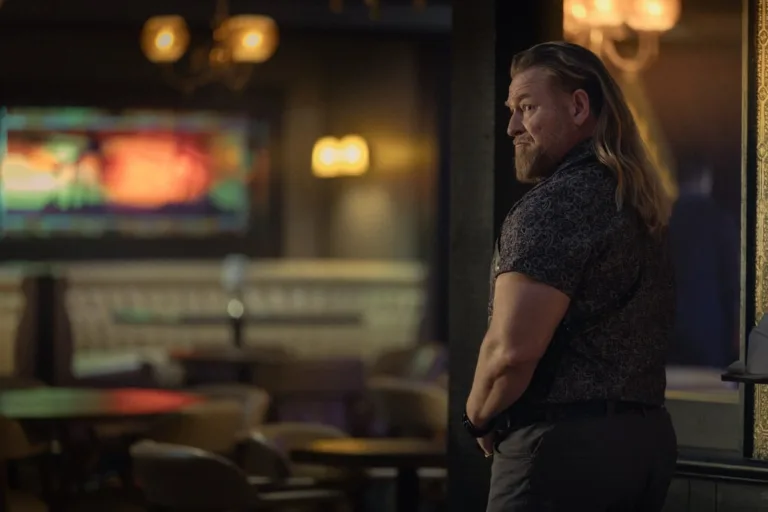 Mike "Cash Flo" Walden as Bigfoot in Tulsa King, episode 2, season 4, streaming on Paramount+, 2026. Photo Credit: Steve Swisher/Paramount+