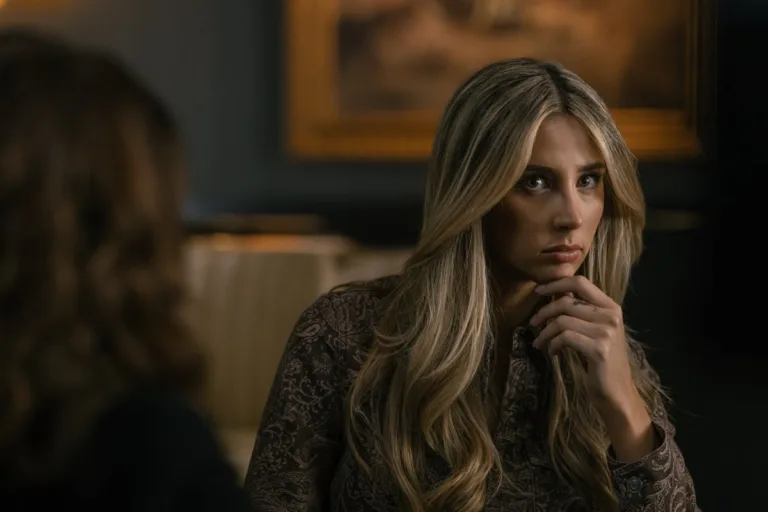 Scarlet Stallone as Spencer in Tulsa King, episode 2, season 4, streaming on Paramount+, 2026. Photo Credit: Steve Swisher/Paramount+