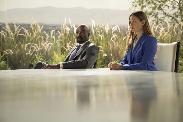 "Juno" -- Coverage of the CBS Original Series CUPERTINO, scheduled to air on the CBS Television Network. Pictured (L-R): Mike Colter as Michael Price and Rachel Keller as Olivia Siffre. Photo: Elizabeth Fisher/CBS ©2026 CBS Broadcasting, Inc. All Rights Reserved.