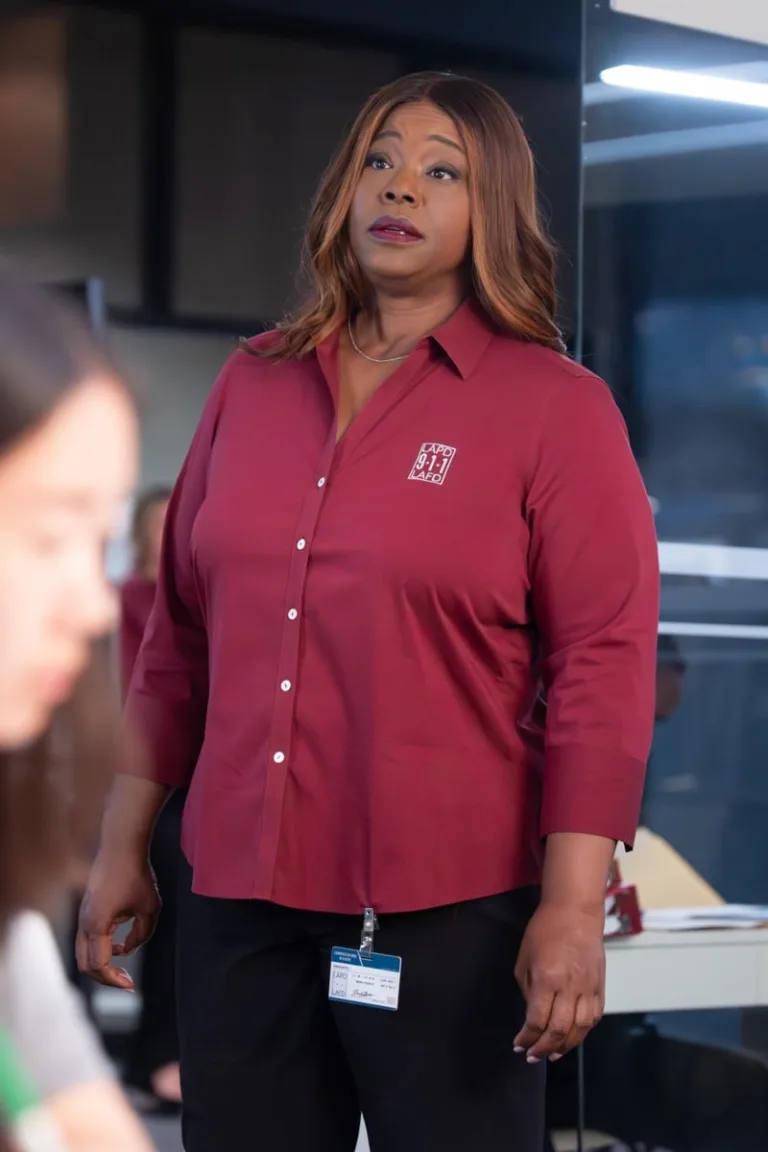 9-1-1 Season 10 Episode 2 - “Fire in the Hole” - As lava takes over Los Angeles, the 118 works to evacuate scared and trapped citizens. Meanwhile, Athena runs into a familiar face as she searches for a way out of a collapsed tunnel, and Maddie is forced to make an impossible decision. THURSDAY, OCT. 22 (8:00-9:00 p.m. EDT) on ABC. (Disney/Christopher Willard) 
CHIQUITA FULLER