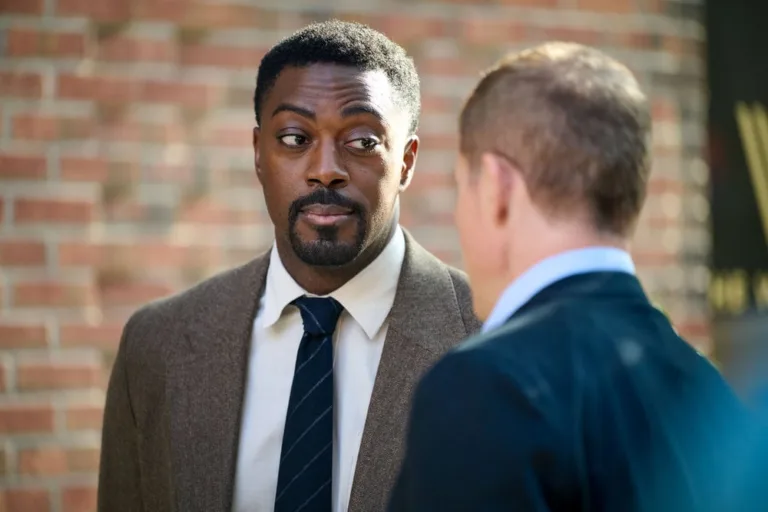 Law & Order Season 26 Episode 3 -- "Bad News" Episode 26003 -- Pictured: David Ajala as Det. Theo Walker -- (Photo by: Scott Gries/NBC)