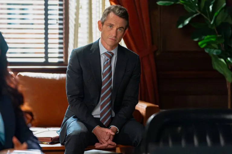Law & Order Season 26 Episode 3 -- "Bad News" Episode 26003 -- Pictured: Hugh Dancy as A.D.A. Nolan Price -- (Photo by: Ralph Bavaro/NBC)