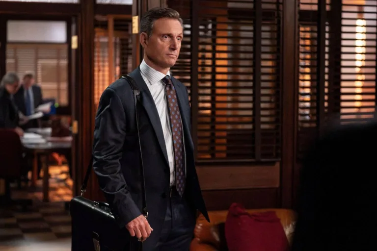 Law & Order Season 26 Episode 3 -- "Bad News" Episode 26003 -- Pictured: Tony Goldwyn as D.A. Nicholas Baxter -- (Photo by: Ralph Bavaro/NBC)