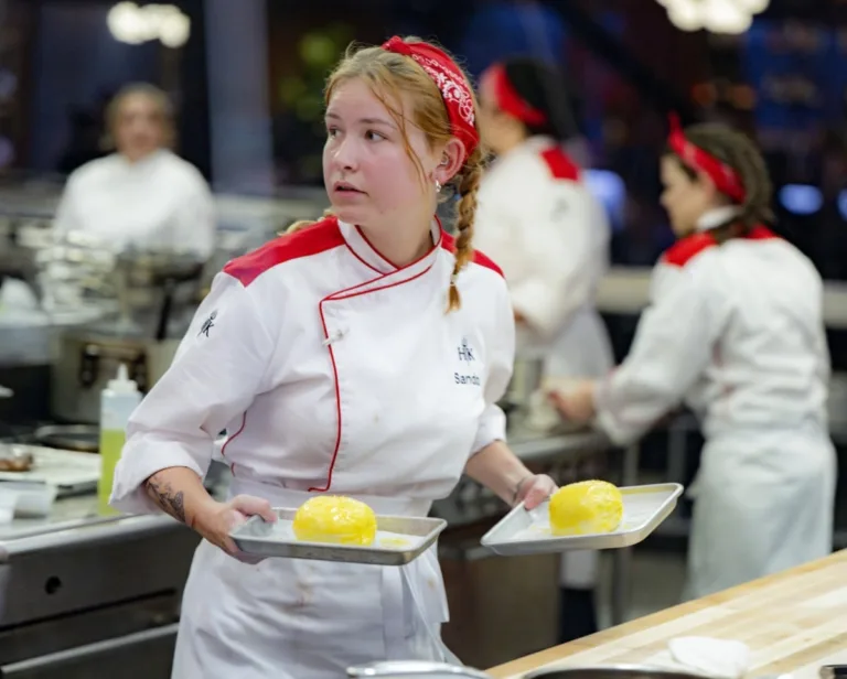 HELL'S KITCHEN Season 25 Episode 5: Contestant Sandra in the HELL’S KITCHEN episode airing Thursday, October 22 (8:00- 9:01PM ET/PT) on FOX. CR: Jeff Neira / FOX. ©2026 FOX Media LLC