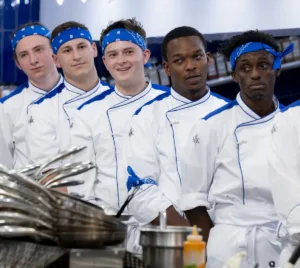 HELL'S KITCHEN Season 25 Episode 5: Contestants in the HELL’S KITCHEN episode airing Thursday, October 22 (8:00- 9:01PM ET/PT) on FOX. CR: Jeff Neira / FOX. ©2026 FOX Media LLC
