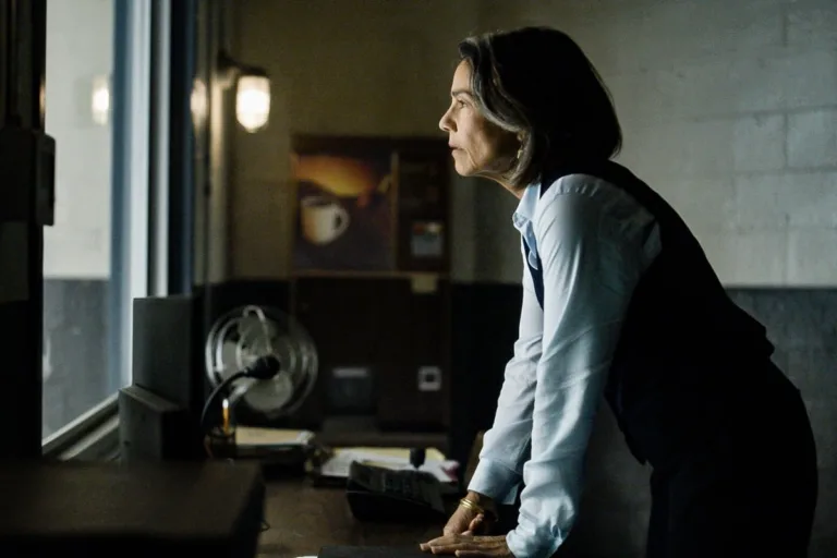 Sheriff Country Season 2 Episode 3 - “Ulysses” -- CBS Original Series Sheriff Country, scheduled to air on Friday, Oct. 23 (8:00-9:00 PM, ET/PT), on the CBS Television Network. Pictured: Rachel Ticotin as Eva Santos. Photo: CBS ©2026 CBS Broadcasting, Inc. All Rights Reserved. Highest quality screengrab available.