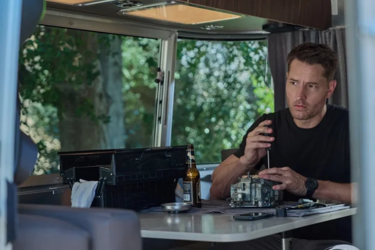"Purification" -- Coverage of the CBS Original Series Tracker, scheduled to air on the CBS Television Network.   Pictured:  Justin Hartley as Colter Shaw  Photo: Robert Voets/CBS ©2026 CBS Broadcasting, Inc. All Rights Reserved.