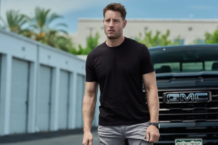 Tracker Season 4 Episode 4 - "Purification" -- Coverage of the CBS Original Series Tracker, scheduled to air on the CBS Television Network.   Pictured:  Justin Hartley as Colter Shaw  Photo: Robert Voets/CBS ©2026 CBS Broadcasting, Inc. All Rights Reserved.