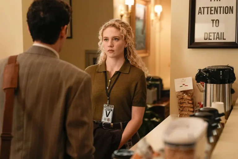 LINE OF FIRE -- "Cabin Pressure" Episode 106 -- Pictured: Kat Cunning as Clare Hollingsworth -- (Photo by: Spencer Pazer/NBC)