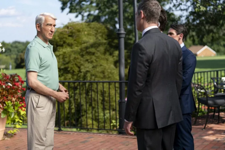LINE OF FIRE Season 1 Episode 6 -- "Cabin Pressure" Episode 106 -- Pictured: Sam Waterston as Former President Thomas Barnes -- (Photo by: Ralph Bavaro/NBC)