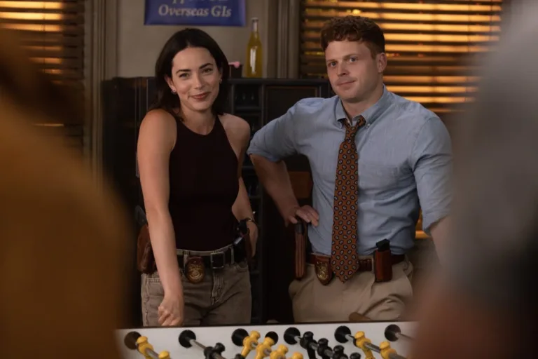 NCIS Origins Season 3 Episode 4 - "Shimmy Shimmy Ya" -- Coverage of the CBS Original Series NCIS: Origins, scheduled to air Tuesday, Oct. 27 (10:00-11:00 PM, ET/PT) on the CBS Television Network. Pictured (L to R): Mariel Molino as Cecilia “Lala” Dominguez, Caleb Foote as Bernard “Randy” Randolf Photo: Sonja Flemming/CBS ©2026 CBS Broadcasting, Inc. All Rights Reserved.