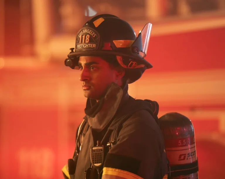 9-1-1: “Streets of Fire” - In the wake of the volcanic eruption, Maddie and the 118 race to divert a river of lava before it consumes a packed hospital. Athena, still trapped underground, faces a massive obstacle that cuts her off from any chance of calling for help. THURSDAY, OCT. 29 (8:00-9:00 p.m. EDT) on ABC. (Disney/Christopher Willard) 
ANIRUDH PISHARODY
