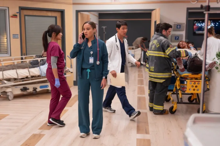 9-1-1: “Streets of Fire” - In the wake of the volcanic eruption, Maddie and the 118 race to divert a river of lava before it consumes a packed hospital. Athena, still trapped underground, faces a massive obstacle that cuts her off from any chance of calling for help. THURSDAY, OCT. 29 (8:00-9:00 p.m. EDT) on ABC. (Disney/Christopher Willard) 
CORINNE MASSIAH