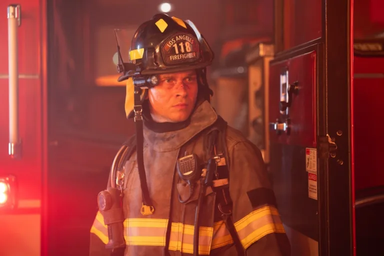 9-1-1 Season 10 Episode 3 : “Streets of Fire” - In the wake of the volcanic eruption, Maddie and the 118 race to divert a river of lava before it consumes a packed hospital. Athena, still trapped underground, faces a massive obstacle that cuts her off from any chance of calling for help. THURSDAY, OCT. 29 (8:00-9:00 p.m. EDT) on ABC. (Disney/Christopher Willard) 
OLIVER STARK