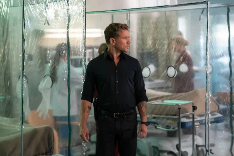 9-1-1: NASHVILLE Season 2 Episode 3 - “Let There Be Darkness” - A blinding agent strikes Nashville during a pollen storm, leaving Blythe and others critically ill. Rogue and the 113 race to find a cure and the source, while Sam and Roxie perform an emergency heart transplant. Blythe discovers Sam’s secret. THURSDAY, OCT. 29 (9:00-10:00 p.m. EDT) on ABC. (Disney/Jake Giles Netter) 
RYAN PHILLIPPE