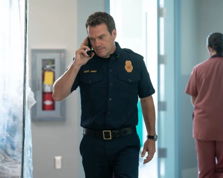9-1-1: NASHVILLE Season 2 Episode 3 - “Let There Be Darkness” - A blinding agent strikes Nashville during a pollen storm, leaving Blythe and others critically ill. Rogue and the 113 race to find a cure and the source, while Sam and Roxie perform an emergency heart transplant. Blythe discovers Sam’s secret. THURSDAY, OCT. 29 (9:00-10:00 p.m. EDT) on ABC. (Disney/Jake Giles Netter) 
CHRIS O'DONNELL