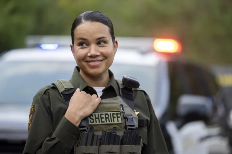 Sheriff Country Season 2 Episode 4 - "Maria" -- CBS Original Series Sheriff Country, scheduled to air on Friday, Oct. 30 (8:00-9:00 PM, ET/PT), on the CBS Television Network. Pictured: Michele Weaver as Cassidy. Photo: Darren Goldstein/CBS ©2026 CBS Broadcasting, Inc. All Rights Reserved.