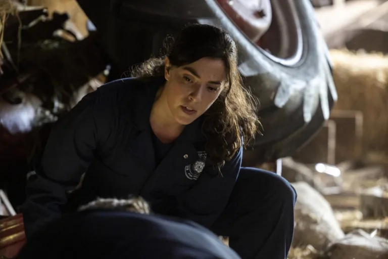 Fire Country Season 5 Episode 4 - "Winners & Losers" -- CBS Original Series Fire Country, scheduled to air on Friday, Oct. 30 (9:00-10:00 PM, ET/PT), on the CBS Television Network.  Pictured: Olivia Thirlby as CJ Ryan. Photo: Justine Yeung/CBS ©2026 CBS Broadcasting, Inc. All Rights Reserved.