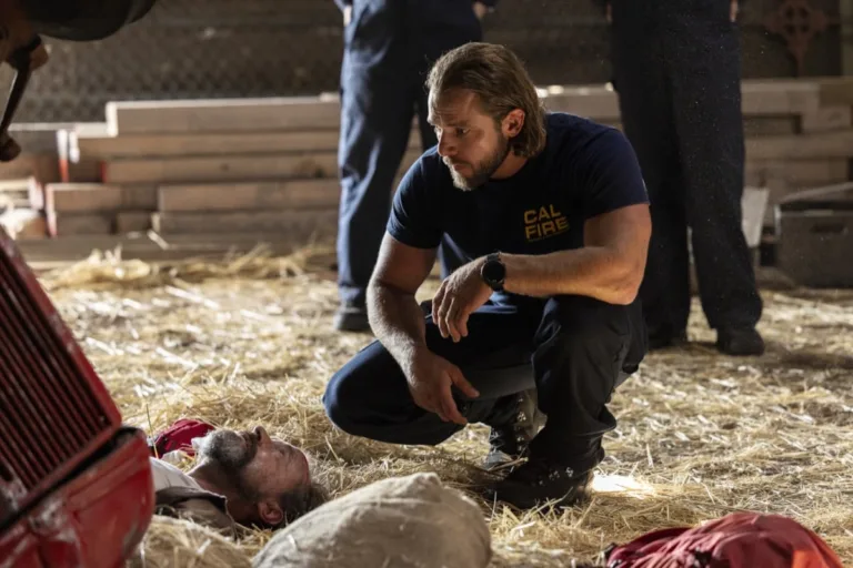 Fire Country Season 5 Episode 4 - "Winners & Losers" -- CBS Original Series Fire Country, scheduled to air on Friday, Oct. 30 (9:00-10:00 PM, ET/PT), on the CBS Television Network.  Pictured (L-R): David Nykl as Ken Bauer and Max Thieriot as Bode Leone. Photo: Justine Yeung/CBS ©2026 CBS Broadcasting, Inc. All Rights Reserved.