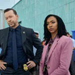 Boston Blue Season 2 Episode 4 "Everything Right Can Still be Wrong " -- Coverage of the CBS Original Series Boston Blue, scheduled to air on the CBS Television Network. Pictured (L-R): Donnie Wahlberg as Danny Reagan and Sonequa Martin-Green as Lena Silver Photo: Ian Watson/CBS ©2026 CBS Broadcasting, Inc. All Rights Reserved.