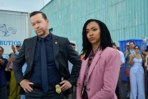 Boston Blue Season 2 Episode 4 "Everything Right Can Still be Wrong " -- Coverage of the CBS Original Series Boston Blue, scheduled to air on the CBS Television Network. Pictured (L-R): Donnie Wahlberg as Danny Reagan and Sonequa Martin-Green as Lena Silver Photo: Ian Watson/CBS ©2026 CBS Broadcasting, Inc. All Rights Reserved.